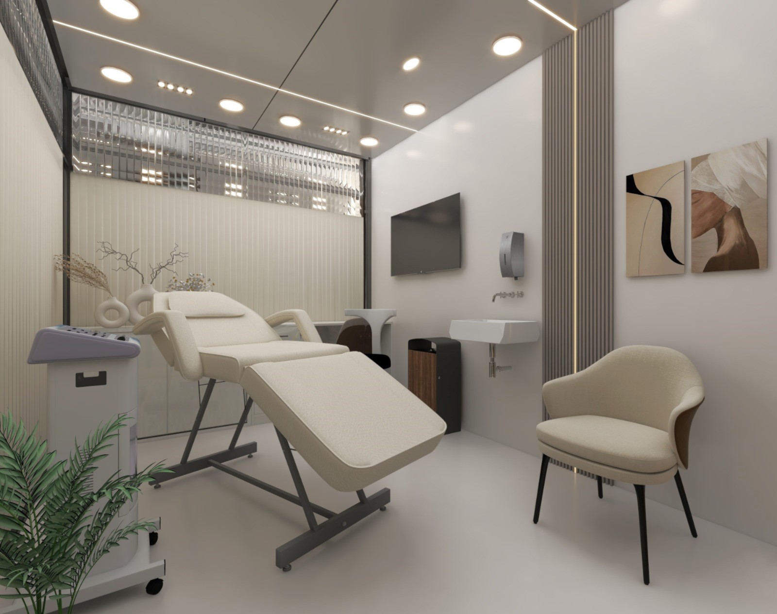 beauty therapy room